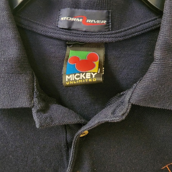 Storm River Mickey Unlimited Navy Polo Shirt - Picture 4 of 6